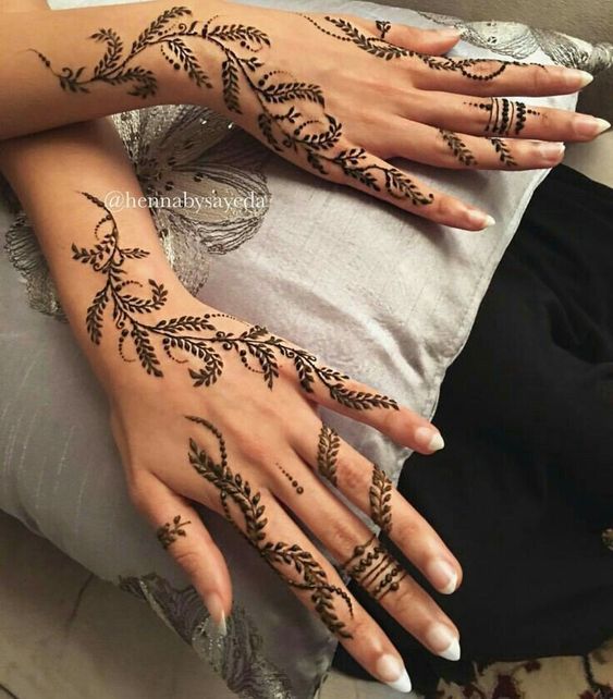 Henna Designs For Eid Arabia Weddings 0891