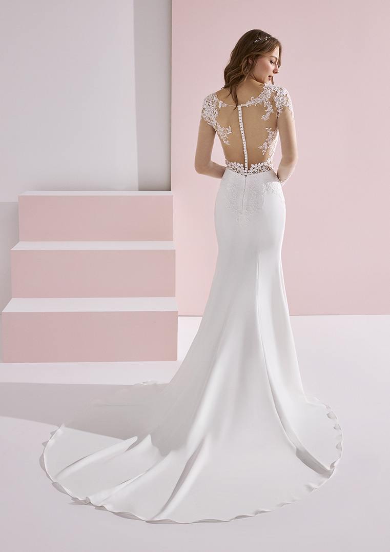 Pronovias 2020 White One Essentials Bridal Collection | Arabia Weddings