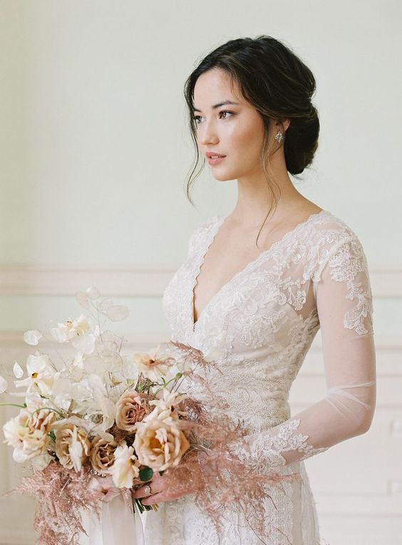 Minimal Bridal Hairstyles Arabia Weddings