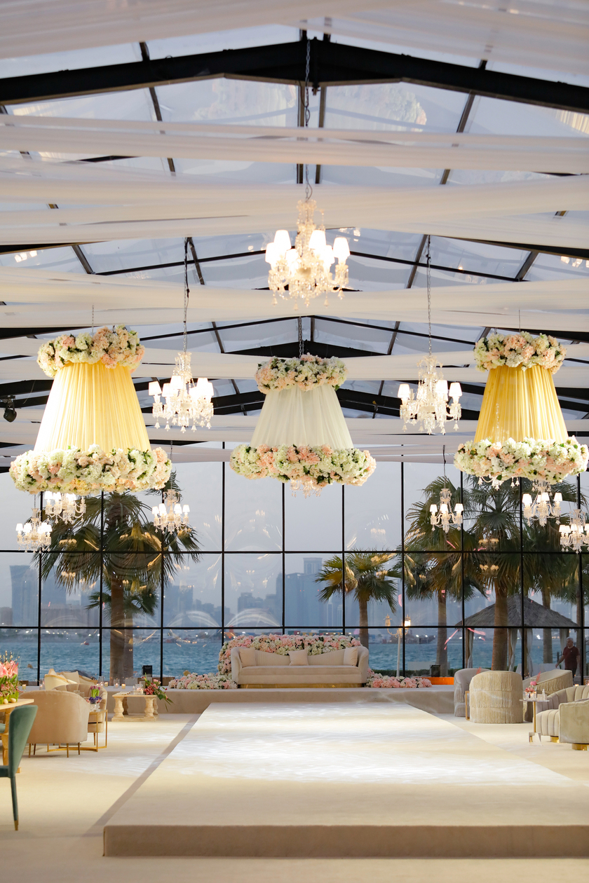 Glass House Wedding in Doha Arabia Weddings