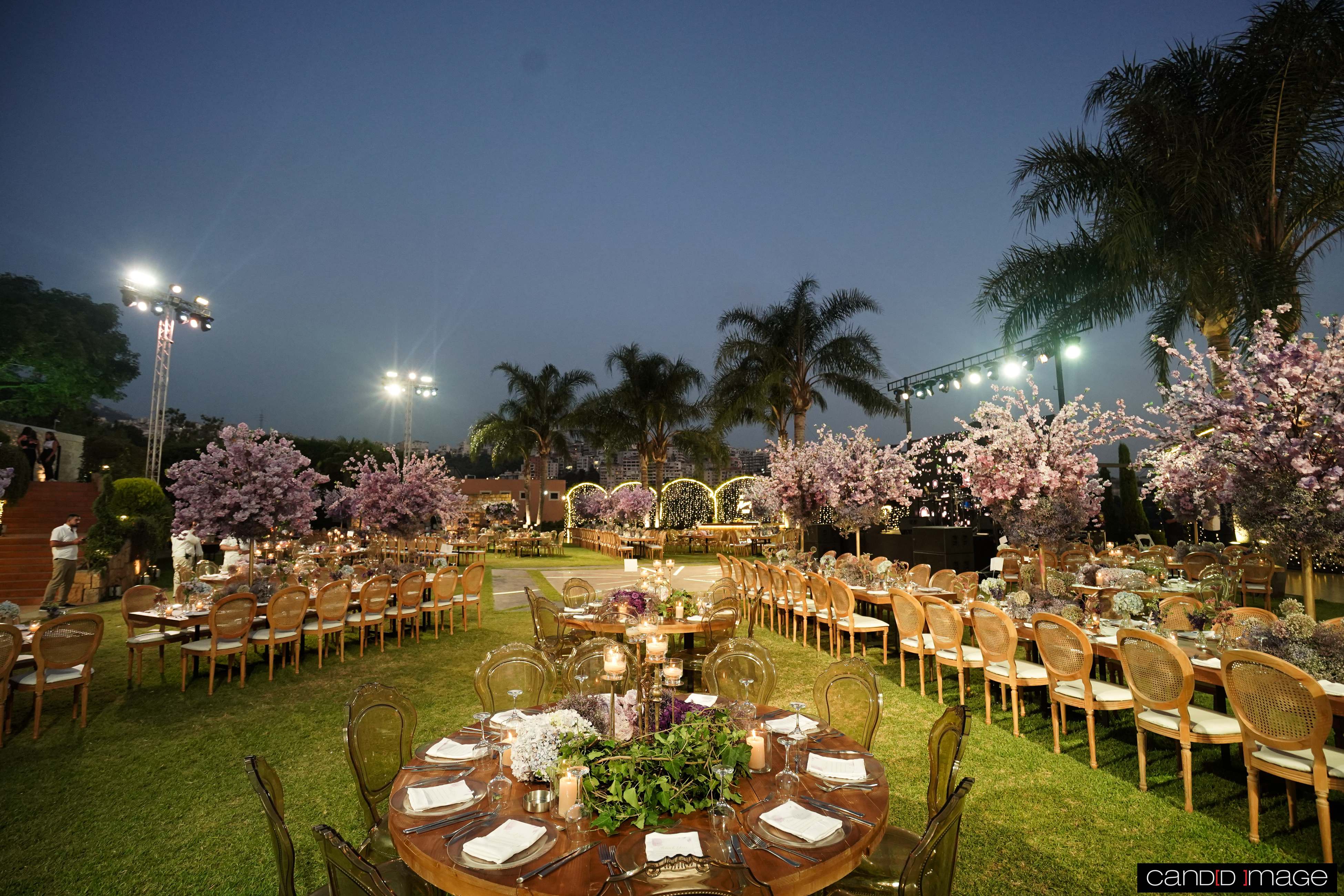 A Purple Garden Wedding in Lebanon Arabia Weddings