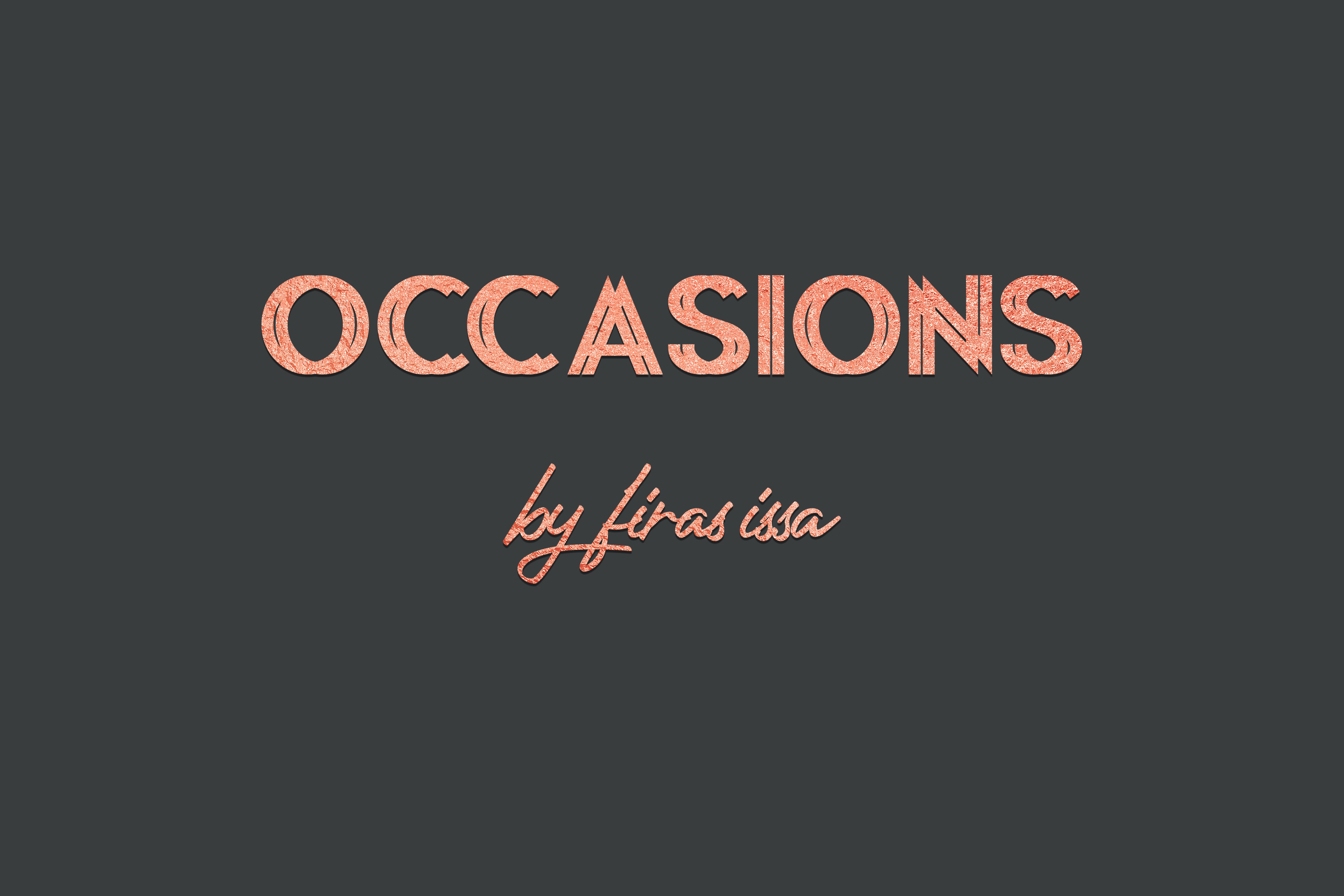 Logo of Occasions by Firas Issa