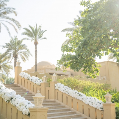 A White Persian Wedding Dream in Dubai