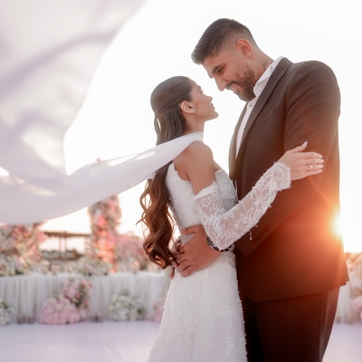 A Seaside Pastel Wedding in Lebanon
