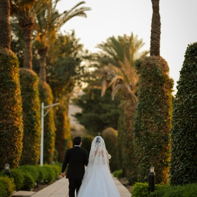 A Heavenly White Wedding in Amman