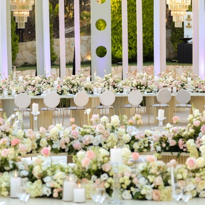 حفل زفاف لبناني بطابع رومانسي خلّاب