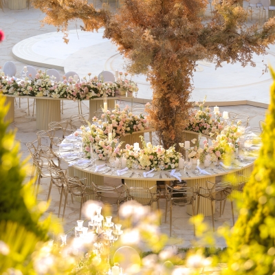 حفل زفاف لبناني بطابع رومانسي خلّاب