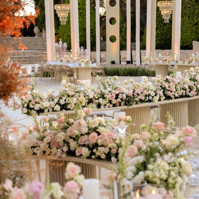 حفل زفاف لبناني بطابع رومانسي خلّاب