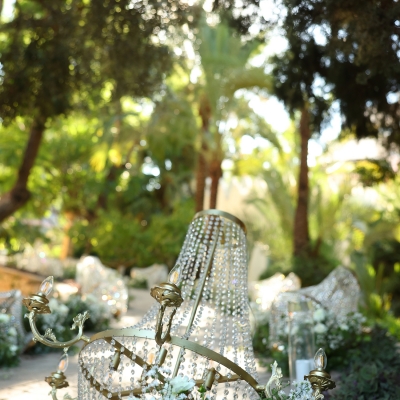 حفل زفاف لبناني يسطع بتفاصيل رومانسية