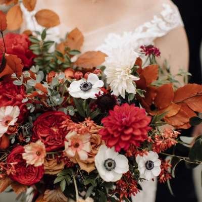 Lovely Fall Bridal Bouquets