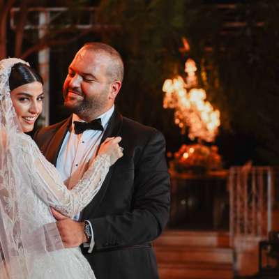 ثيم زفاف ملكي من وحي الطبيعة في لبنان