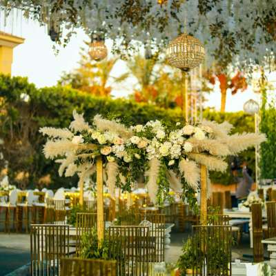 An Elegant Classic Outdoor Wedding in Cairo