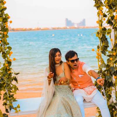 A Fun Colorful Indian Wedding in Dubai