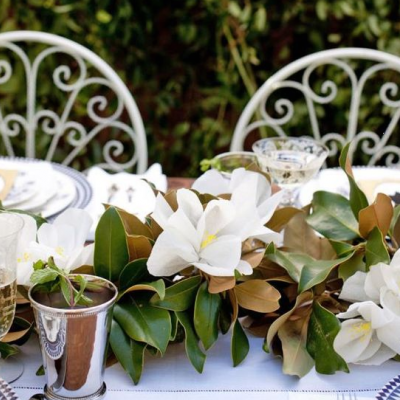 A Pretty Magnolia Wedding Theme