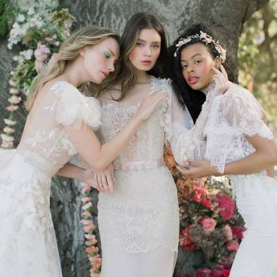 Claire Pettibone 2022 Wedding Dress Collection &quot;The Three Graces&quot;