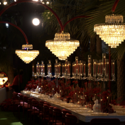 حزمة الديكور للاحتفال الكبير: أناقة استثنائية لحفل زفاف لا يُنسى في دبي