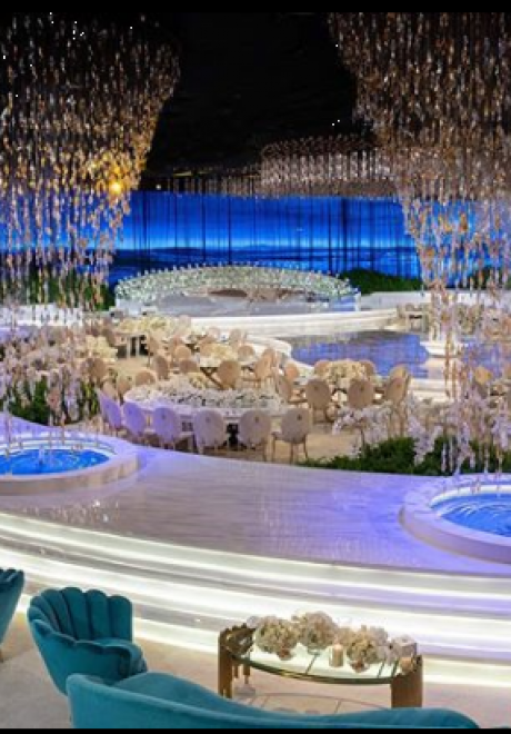 حفل زفاف بثيم حلم بلا نهاية في الدوحة من تنظيم لو ماريج