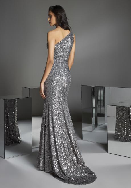 grey gown for engagement