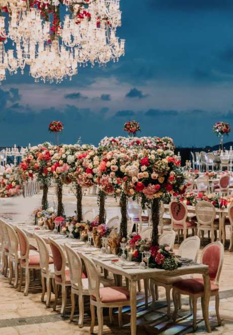 حفل زفاف بثيم الحديقة الساحرة في لبنان