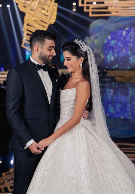 حفل زفاف من وحي الحب والضوء من تنظيم آي كاندي في لبنان