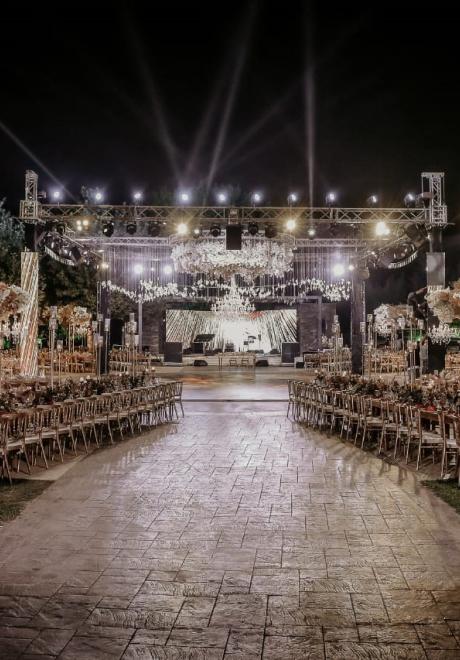 حفل زفاف بثيم فصل الخريف في لبنان