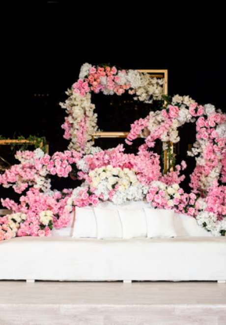 An All Pink Wedding in Qatar