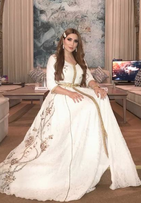 White Bridal Abaya 1