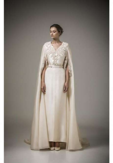 White Bridal Abaya 2