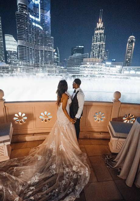 حفل الزفاف النيجيري للعروسين أماكا وسام في دبي 