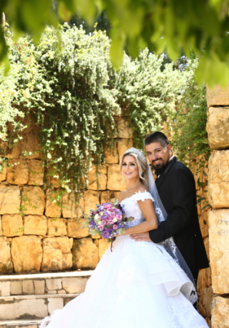 حفل زفاف جويس ورالف في لبنان