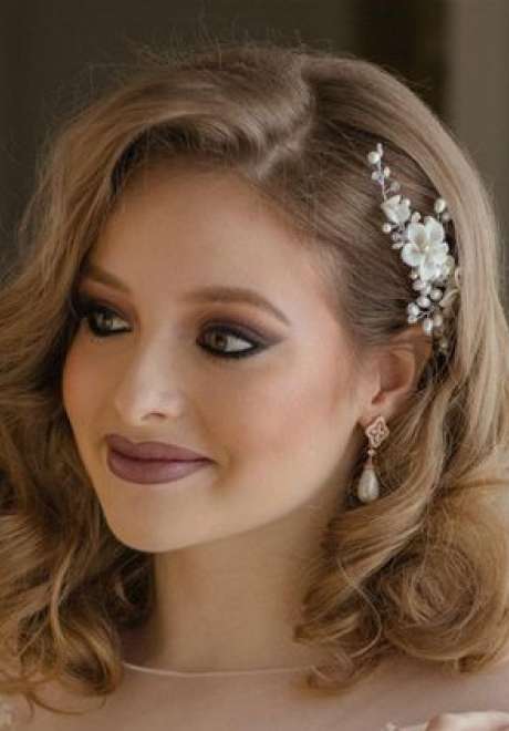 Short Bridal Hairstyles Arabia Weddings