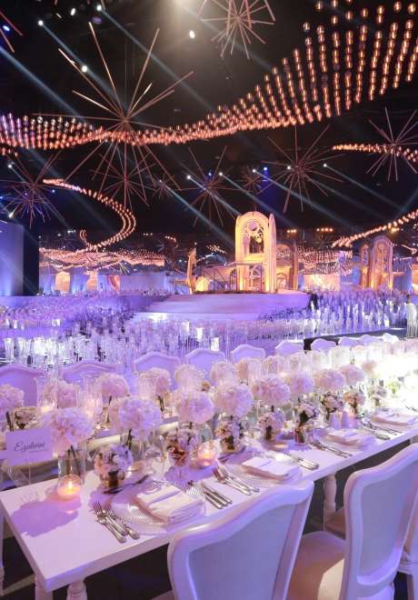 حفل زفاف بثيم سحر السماء في لبنان من تنظيم بول نصر