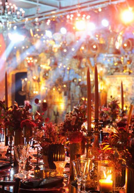 حفل زفاف رومانسي فاخر في لبنان