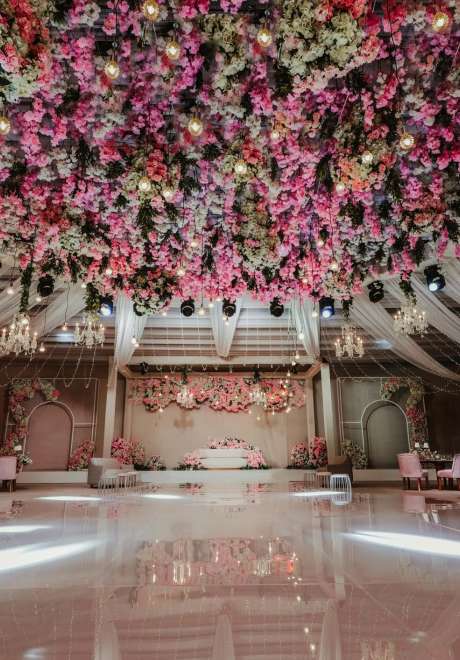 A Pink Floral Wedding in Doha