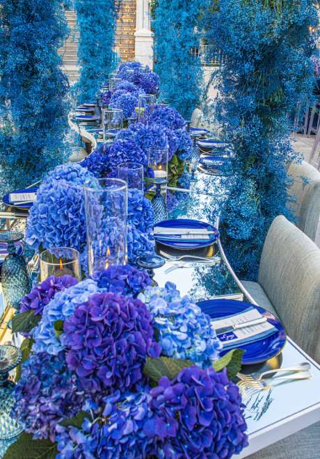 Blue Alfresco Wedding in Amman