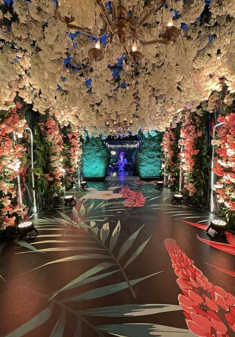 حفل زفاف بثيم حديقة الأزهار في مصر