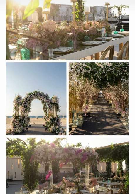 حفل زفاف جميل في الساحل الشمالي في مصر
