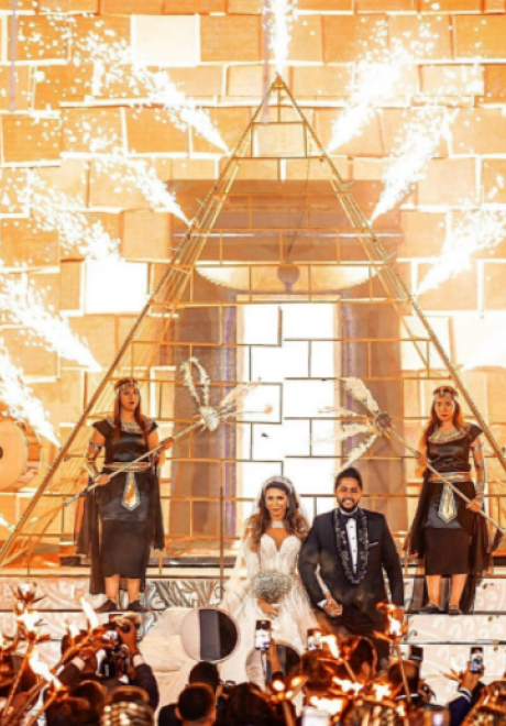 Ancient Egypt Inspired Wedding at The Pyramids