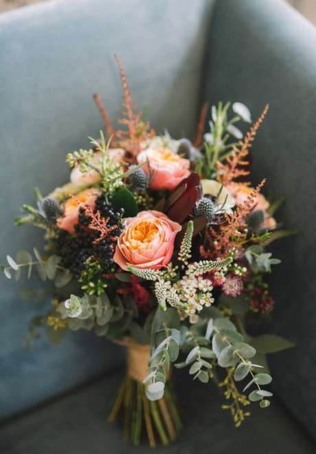 30 Lovely Fall Wedding Bouquets