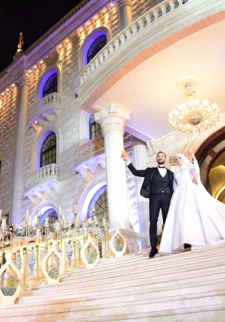حفل زفاف جنى ومحمد في لبنان 