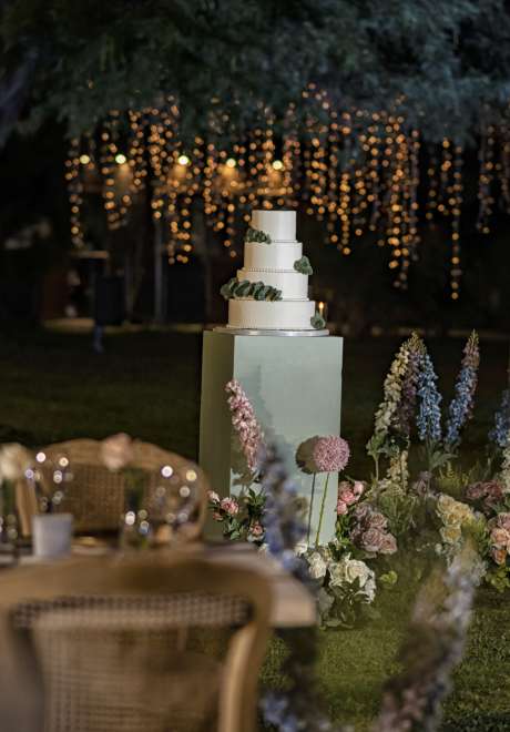 حفل زفاف رومانسي في الدوحة 