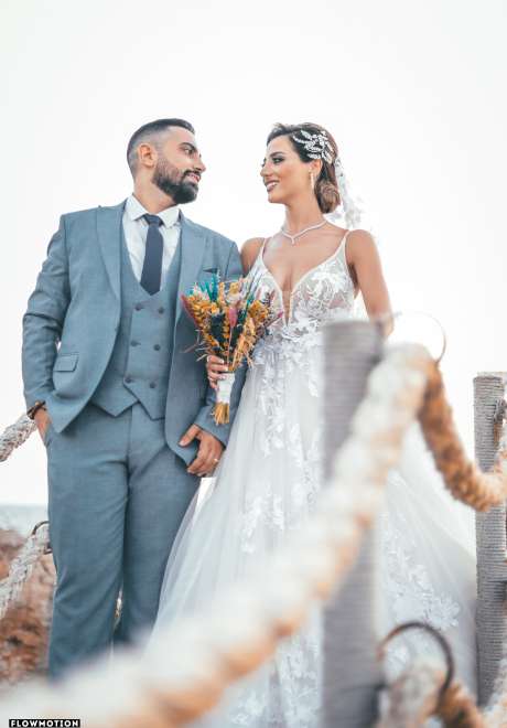 حفل زفاف بثيم ريفي في لبنان 