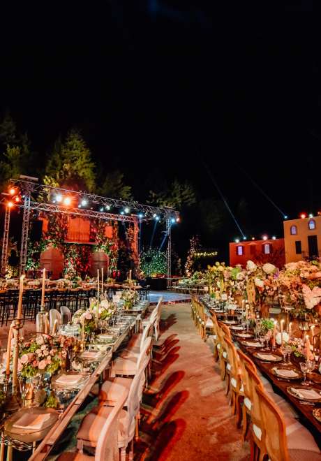 حفل زفاف من وحي قرى أمريكا الجنوبية في لبنان 