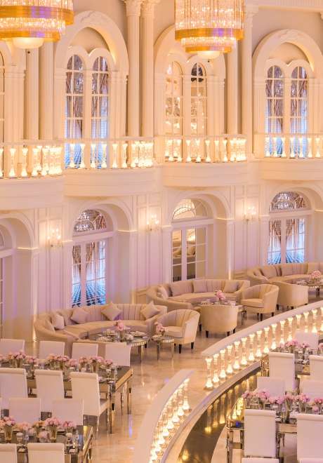 حفل زفاف لو بالوستراد الفاخر في الدوحة 