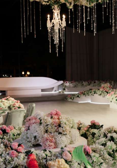 A Regal Floral Wedding in Qatar