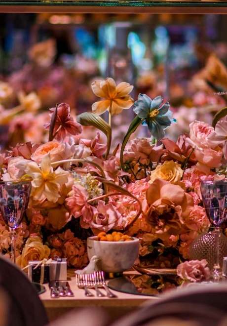An Enchanted Garden Engagement Party in Qatar