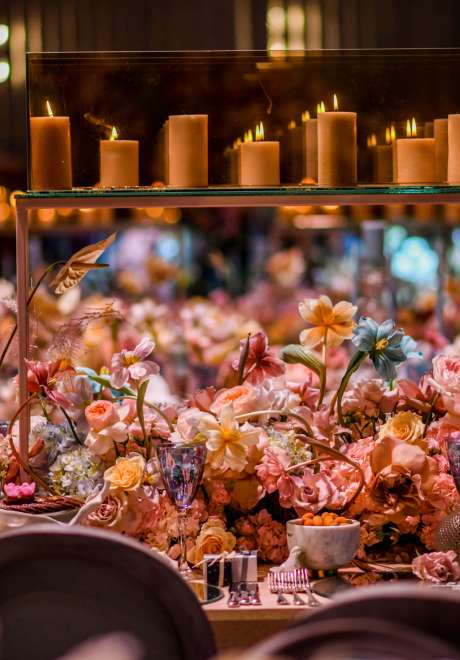 An Enchanted Garden Engagement Party in Qatar