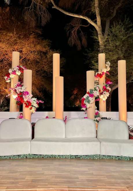 A Cylindrical Wedding in Doha