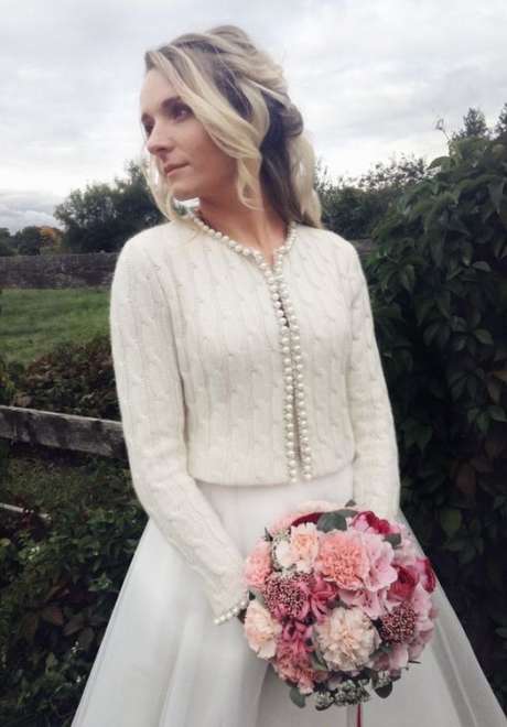 Say “I Do” to Cardigans Over Your Wedding Dress
