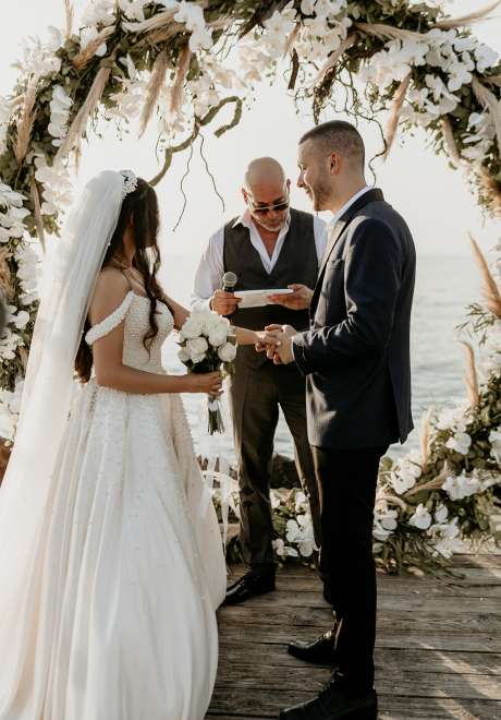 Maysoon and Mustafa's vows